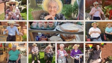 End of Summer Garden Party for the Residents at Jack Dormand